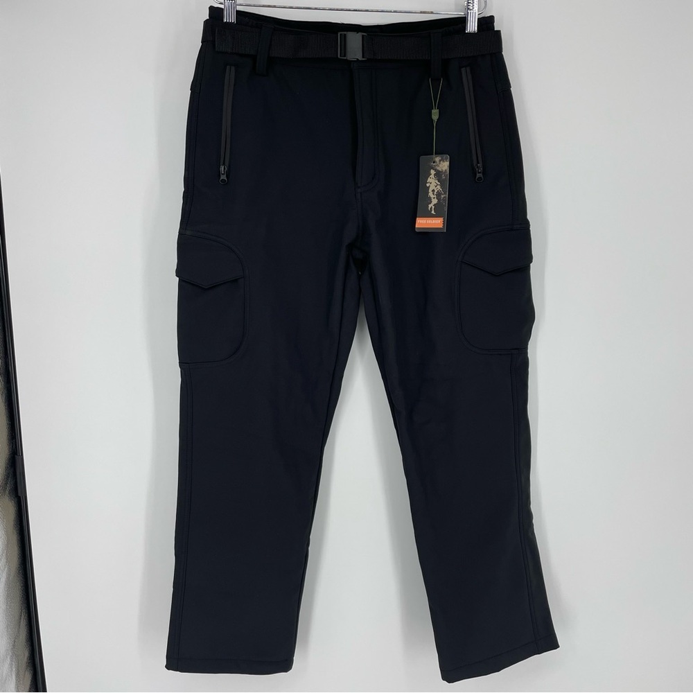 FREE SOLDIER Softshell Fleece
Lined Cargo Snow Hiking Pants 32 x30